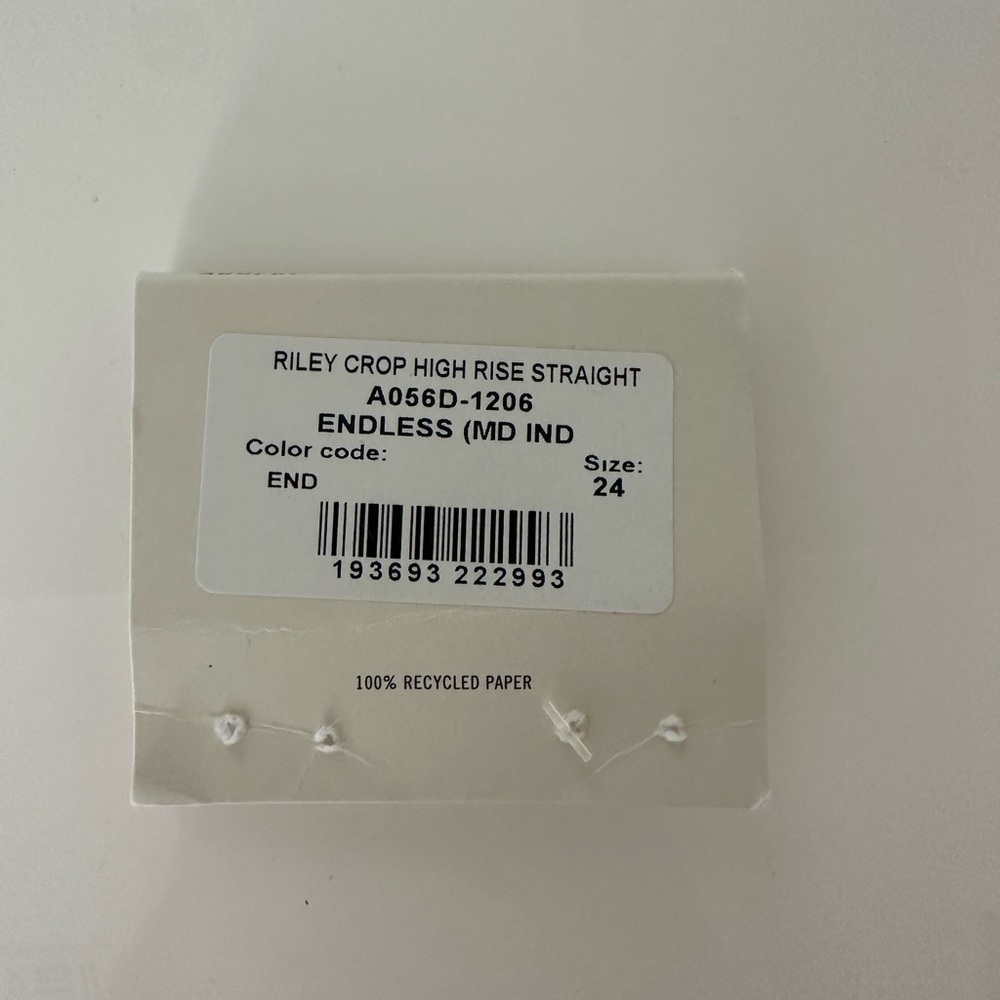 Agolde Riley High Rise Straight Crop - Picture 6 of 7